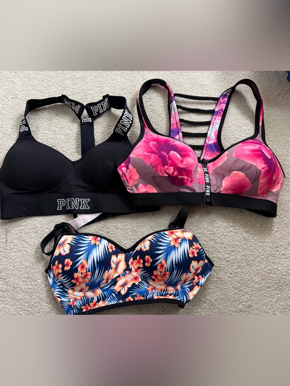 VS PINK Sports Bras Lot